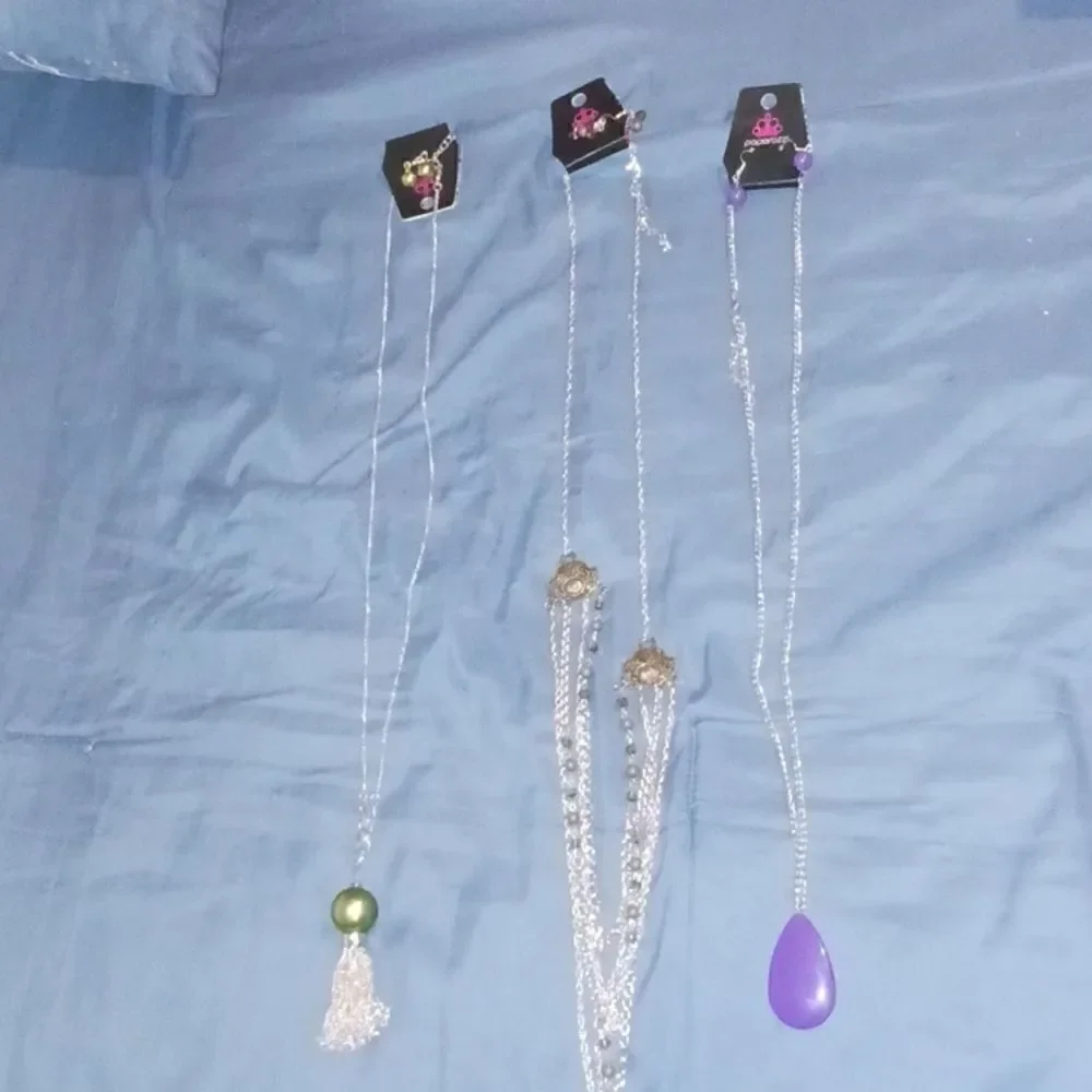 Paparazzi 3 Necklace Sets w/ Matching Earrings